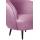  Мягкое кресло Small Benee Pink на черных ножках, фото 5 