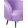  Мягкое кресло Small Benee Purple на черных ножках, фото 5 