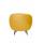  Мягкое кресло Small Benee Yellow на черных ножках, фото 4 