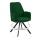  Стул DikLine 293 поворотный BL10 зеленый, ножки черные, фото 1 