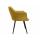  Стул DikLine 277 поворотный NS Gold горчица, ножки черные, фото 4 