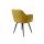  Стул DikLine 277 поворотный NS Gold горчица, ножки черные, фото 3 
