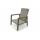  "Бари" кресло, каркас алюминий, цвет светло-серый, фото 1 