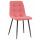  Стул обеденный DOBRIN ALEX, черные матовые ножки, розовая ткань (UF860-05B), фото 1 
