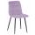  Стул обеденный DOBRIN ALEX, черные матовые ножки, фиолетовый велюр (V108-49), фото 1 