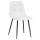  Стул обеденный DOBRIN ALEX, черные матовые ножки, белая экокожа (P-02), фото 1 