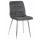  Стул обеденный DOBRIN ALEX, хром ножки, темно-серый велюр (V108-91), фото 1 