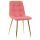  Стул обеденный DOBRIN ALEX, золотые ножки, розовая ткань (UF860-05B), фото 1 