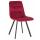  Стул обеденный DOBRIN ALEX SQUARE, черные матовые ножки, бордовый велюр (V108-85), фото 1 