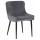  Стул обеденный DOBRIN RICHARD, черные матовые ножки, темно-серый велюр (V108-91), фото 1 
