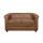  Кожаный диван лофт Karo Brown leather 2S, фото 1 