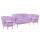 Комплект кресел и дивана ракушка Pearl Double Purple, фото 2 