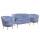  Комплект кресел и дивана ракушка Pearl Double Blue, фото 2 