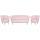  Комплект кресел и дивана ракушка Pearl Triple Pink V2, фото 1 