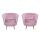  Комплект кресел ракушка Pearl Pink, фото 1 