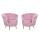  Комплект кресел ракушка Pearl Pink, фото 2 