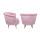  Комплект кресел ракушка Pearl Pink, фото 3 