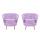  Комплект кресел ракушка Pearl Purple, фото 1 