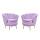  Комплект кресел ракушка Pearl Purple, фото 2 