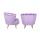  Комплект кресел ракушка Pearl Purple, фото 3 