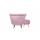  Кресло с пуфом ракушка Pearl Pink, фото 3 