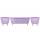  Комплект кресел и дивана ракушка Pearl Triple Purple, фото 3 