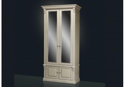  Шкаф 2-х дверный Б 5.15-2 с зеркалами / карамель, фото 1 