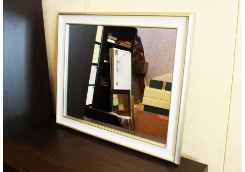  Зеркало Белое дерево Арт. 620675 в багетной раме, фото 2 