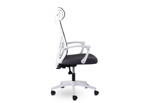  Кресло офисное Астон М-711 PL-white / серый, фото 3 