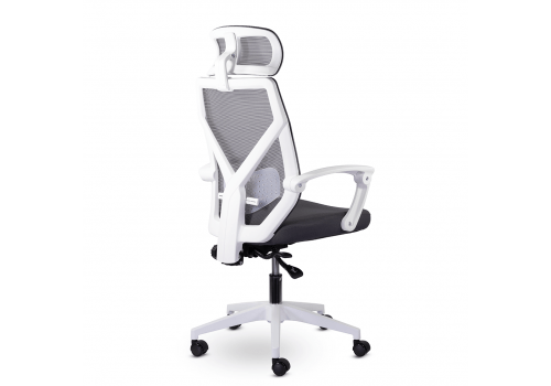  Кресло офисное Астон М-711 PL-white / серый, фото 4 
