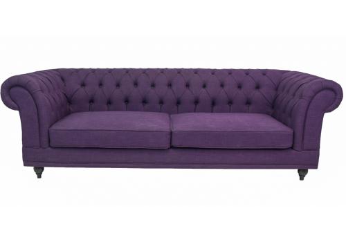  Фиолетовый диван из льна Neylan purple, фото 1 