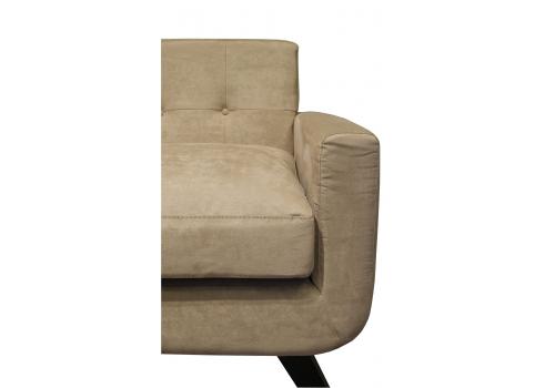  Коричневый велюровый диван Uter, фото 2 