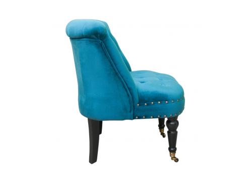  Низкое кресло Aviana blue velvet, фото 2 