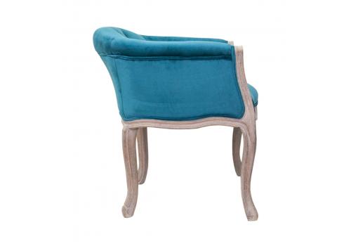  Низкое кресло Kandy blue velvet, фото 2 