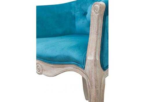  Низкое кресло Kandy blue velvet, фото 5 