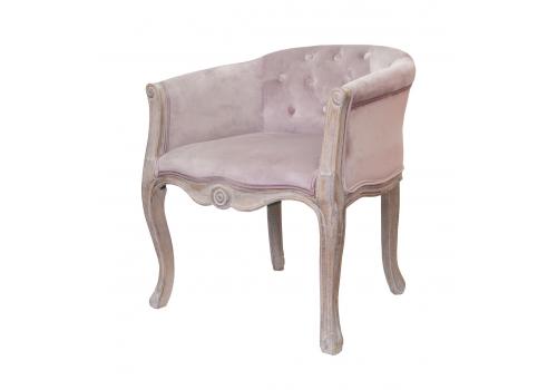  Низкое кресло Kandy pink velvet, фото 4 