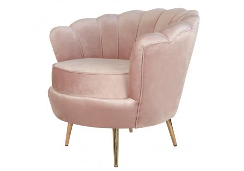  Дизайнерское кресло ракушка  розовое Pearl pink, фото 2 