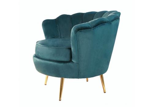 Дизайнерское кресло ракушка Pearl marine Сине-зеленый, фото 2 