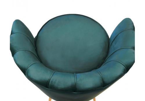  Дизайнерское кресло ракушка Pearl marine Сине-зеленый, фото 3 