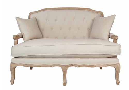  Классический бежевый двухместный диван Yareli beige v2, фото 2 