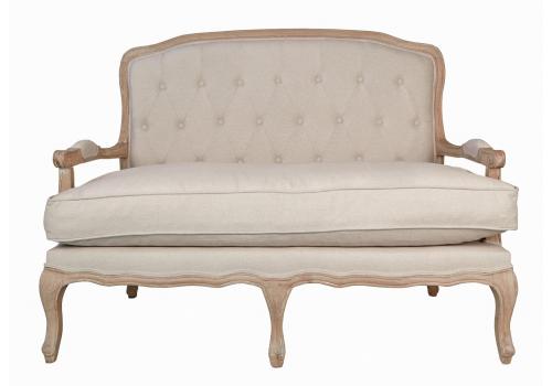  Классический бежевый двухместный диван Yareli beige v2, фото 1 