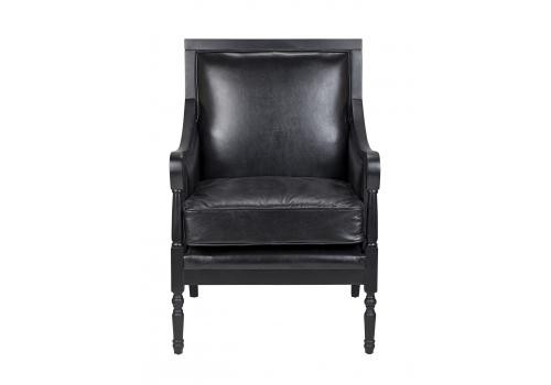  Кресло Colin black leather, фото 1 