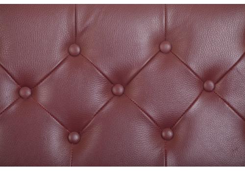  Классический бордовый диван Grace sofa leather, фото 6 