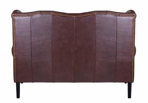  Коричневый кожаный диван Royal sofa brown, фото 4 