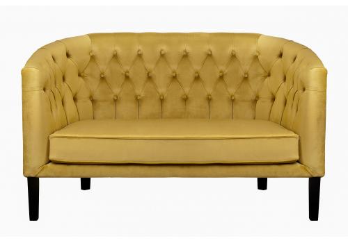  Двухместный золотой диван Harry gold, фото 1 
