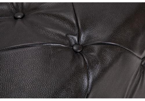  Пуф Amrit black leather, фото 3 