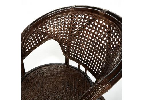 ТЕРРАСНЫЙ КОМПЛЕКТ "PELANGI" (стол со стеклом + 2 кресла) /без подушек/, фото 3 