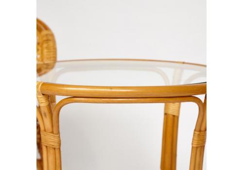  ТЕРРАСНЫЙ КОМПЛЕКТ "PELANGI" (стол со стеклом + 2 кресла) /без подушек/, фото 2 