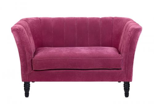  Фиолетовый диван из велюра Dalena violet, фото 1 