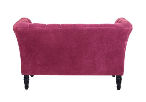  Фиолетовый диван из велюра Dalena violet, фото 4 
